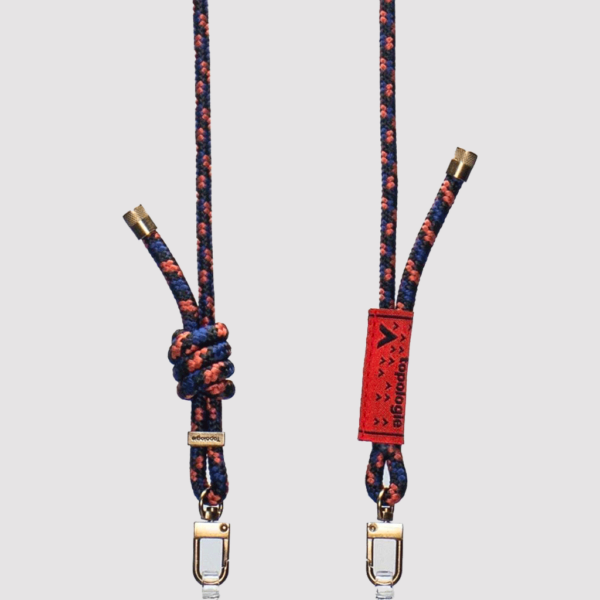 Nur 20.00 EUR für Topologie 6.0mm Rope Strap Navy Orange Online im Shop.